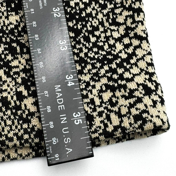 ST. JOHN COLLECTION Size 8 Sleeveless Sheath Snake Print Midi Dress Knit Stretch - Picture 7 of 7